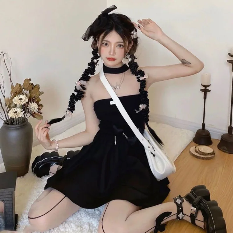 

Halloween Cosplay Sexy Skirt Panels Design Sense Versatile High-Rise Out On The Street Slim Look Skinny Dress