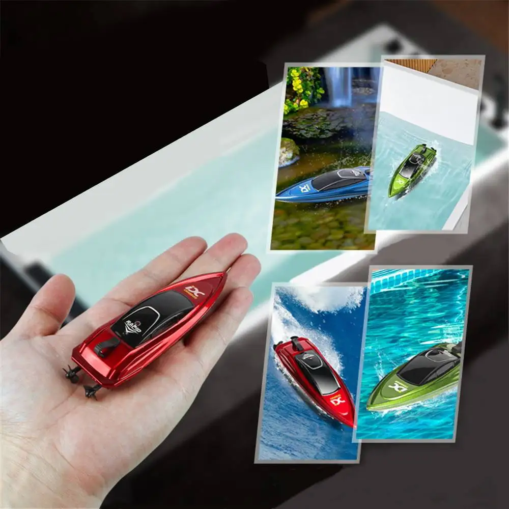High Speed Rc Boat Mini 5km/h Radio Remote Controlled Ship With LED Light Palm Boat Speedboat Water Toy Models Kids Gifts Wltoys 2 High Speed Rc Boat Mini 5km/h Radio Remote Controlled Ship With LED Light Palm Boat Speedboat Water Toy Models Kids Gifts Wltoys 2