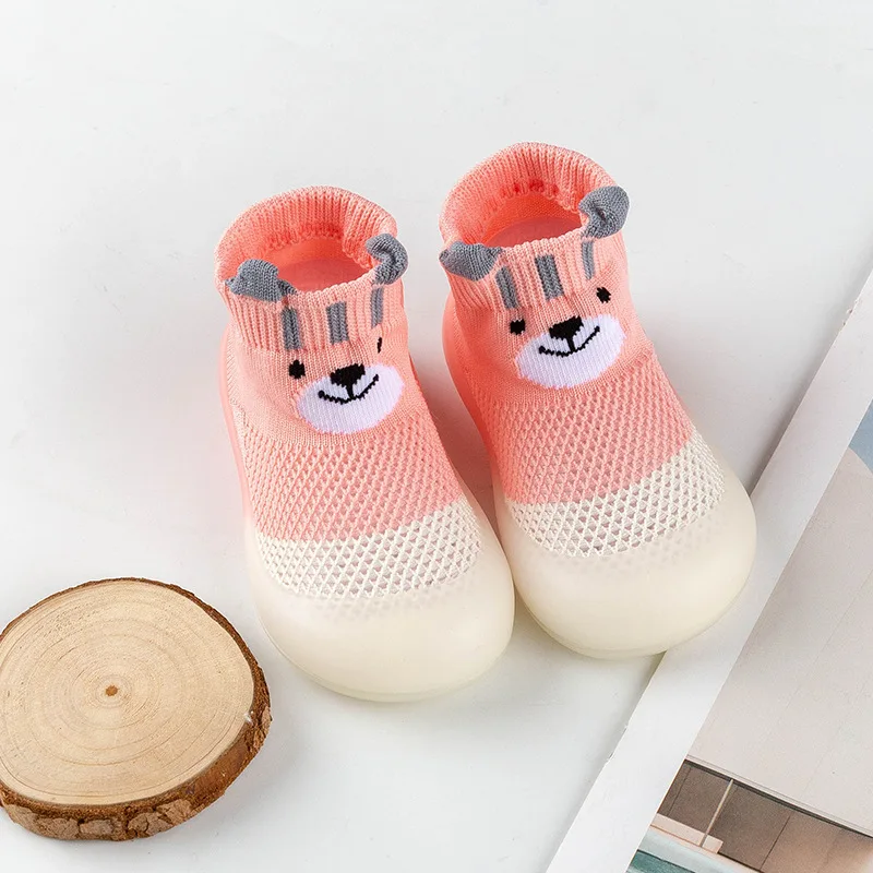 Toddler Baby Knitted Fruit Print Floor Socks Baby Shoes Rubber Soles  Anti-slip Socks Indoor Newborn Walk Learning Socks 0-24M - AliExpress