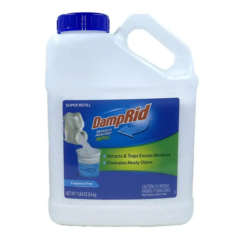 

Fragrance Free Moisture Absorber Refill Container (7.5 lb.); Traps Moisture in Basements & Large Areas for Fresher, Cleaner Air
