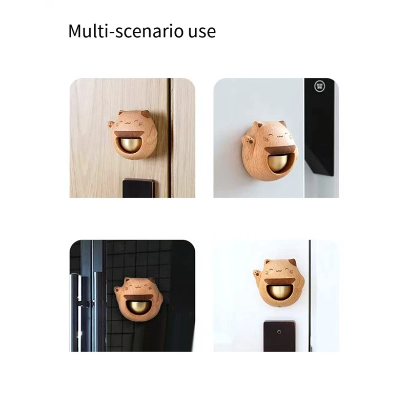 Shopkeepers Bell For Door Opening Butter Chimes When Opens Chime Bells Box Being Wood Style Brass Doorbell Ring Home Easy To Use