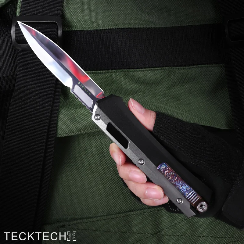 

Высококлассные ножи Glykon с зеркальным лезвием TC4 титановый зажим CNC MICRO OTF TECH боевой тактический карманный нож EDC для самообороны