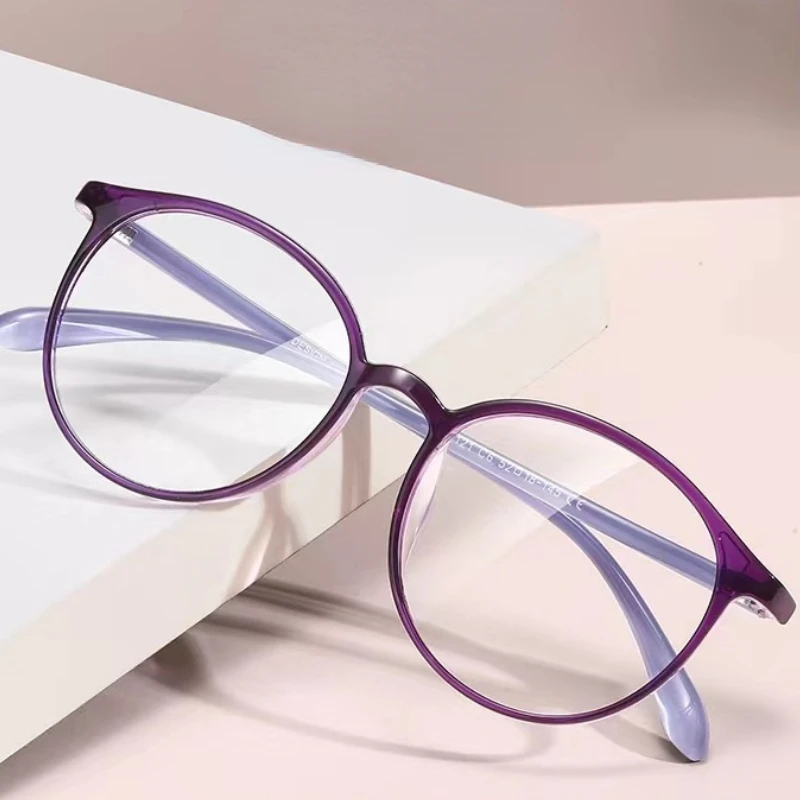 Frauen Lesebrille Mode Presbyopie Brille Vollformat HD Hyperopie Brille 0 bis + 400