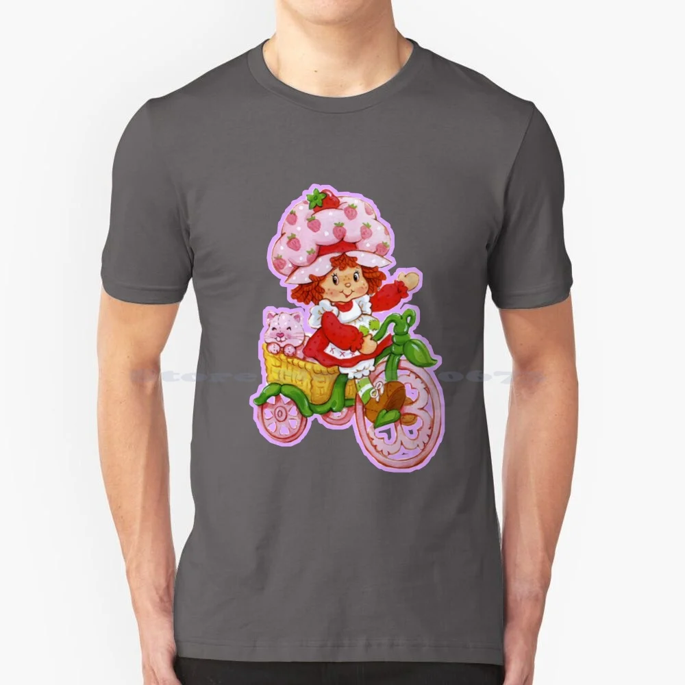 Maglietta Da Bici Estetica Anni '80 Maglietta 100% Cotone My Little Rainbow Brite Jem E The Holograms Popples Cherry Merry Muffin Cupcake