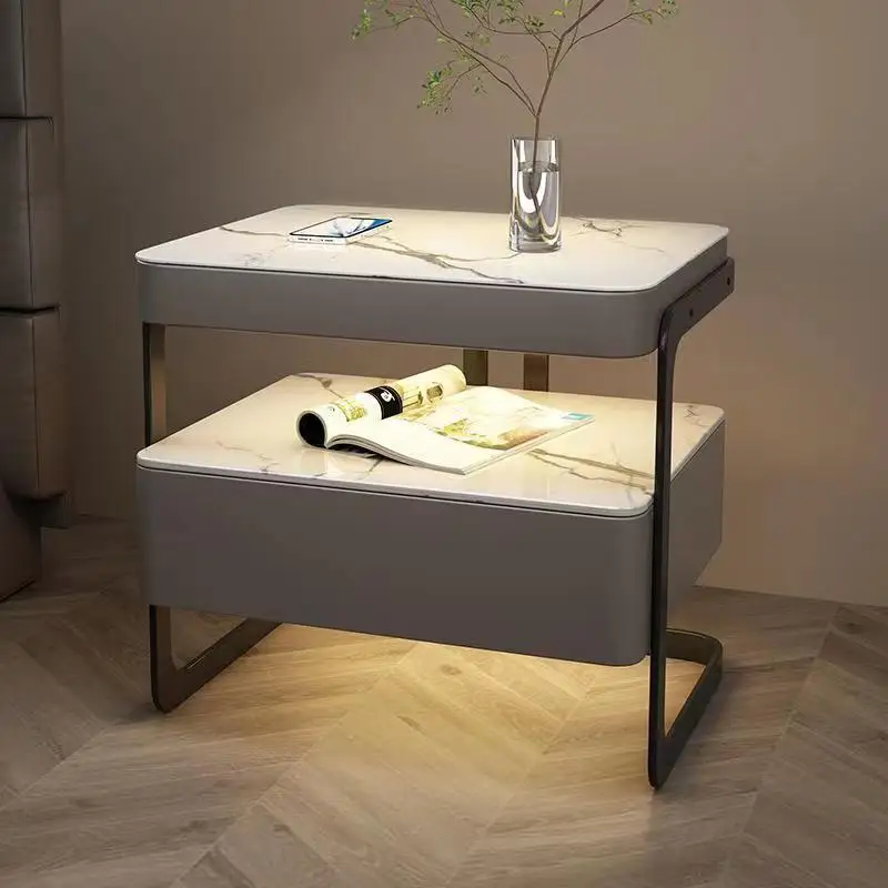 

Small Space Modern Nightstands Luxury Simple Pretty Design Bedside Table European Storage Table De Chevet Furniture Living Room