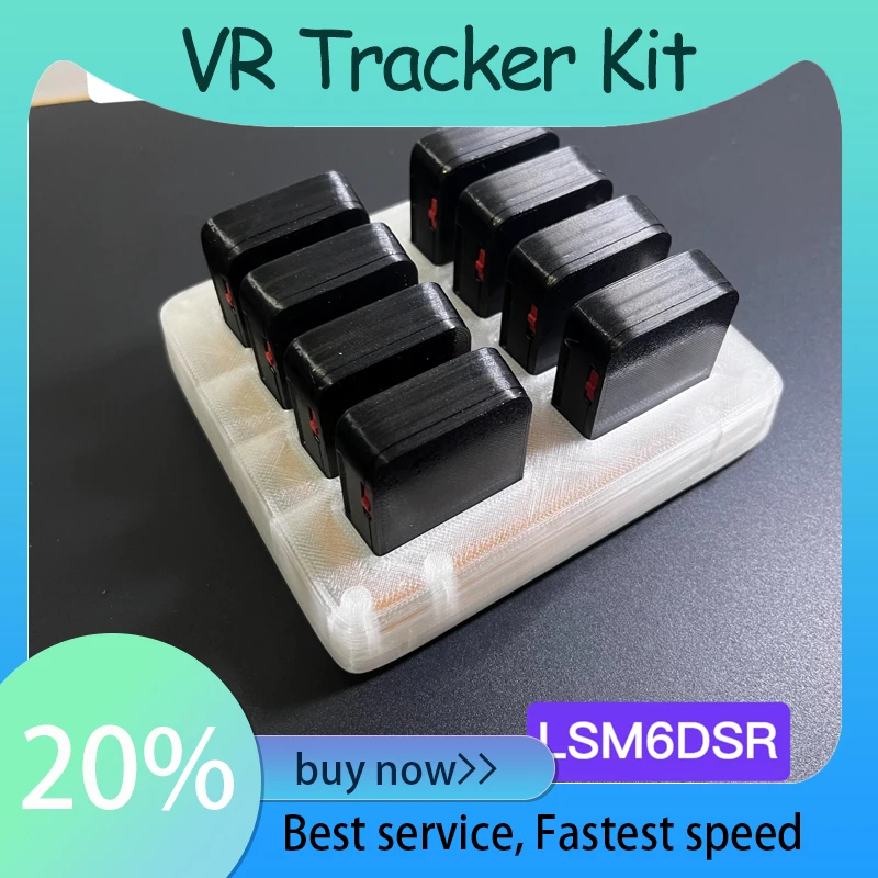 SlimeVR Full Body Tracker Kit 6pcs with LSM6DSV ESP8266