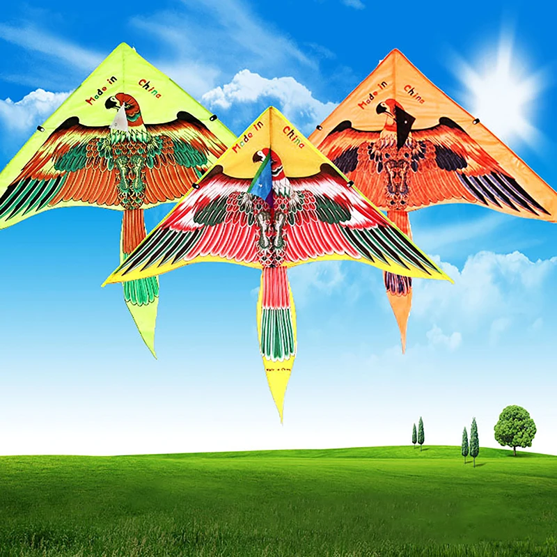 Flat Eagle Kite Flying Bird Kite Kite Line Large Kite Kids Gift Viaggi In Famiglia Giardino Sport All'Aria Aperta