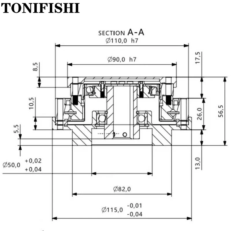 Small Harmonic FA25-80 Reducer Servo Motor Planetary Reducer 6 Robotic Arm Joint Reduction Ratio 50-80-100