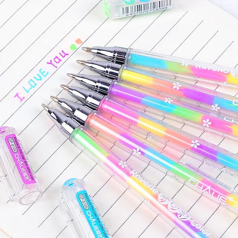 

36 Pc/Lot 6 Colors In One Water Pen/ DIY Manual Photo Album, / Creative Stationery/Children Student Prize Gift