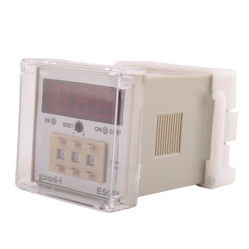 

1PCS Guide Rail Type Temperature Controller 220V 0-399℃ Digital Display Pointer Control Switch
