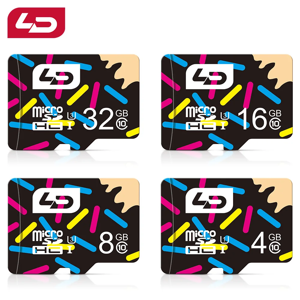 클래스 10 고속 메모리 카드, 마이크로 SD 카드, 플래시 USB 미니 TF 카드, 16GB, 8GB, 4GB, 128GB, 64GB, 32GB, 10 개/로트