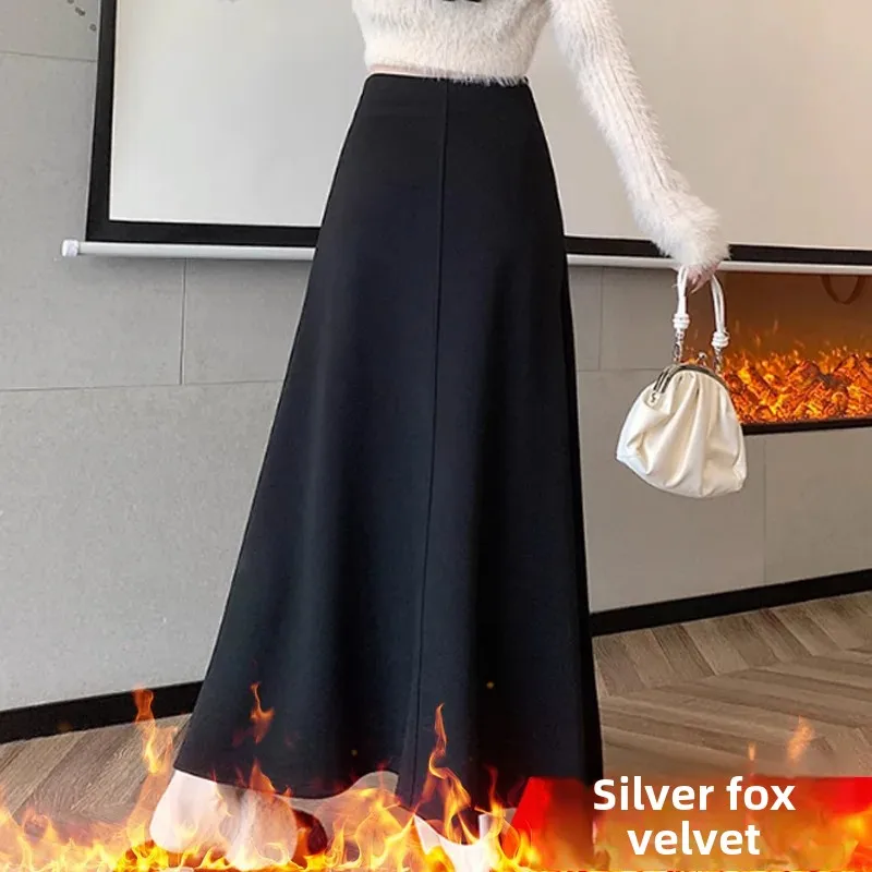 Maternity Knitted No Pad Belly Half Skirt Straight Tube Bodycon Grey Slimming Spring Summer Autumn Small Size Pregnant Women Ski