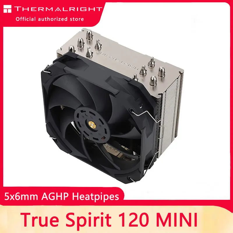 

Thermalright True Spirit 120 MINI CPU Air Cooler 5 Heatpipes heat sink With 120mm PWM Cooling Fan for AMD AM4 intel 115X 1200