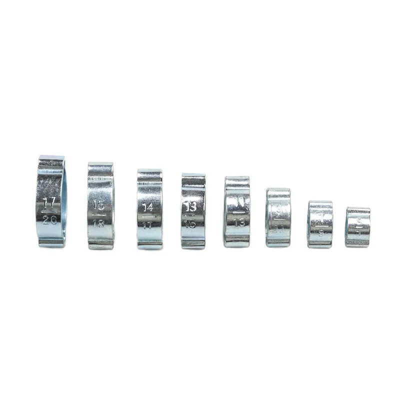 Hose Clamps 10/20PCS 5-20mm Double Ear Clamp Worm Drive Fuel Water Pipe Hose Spring