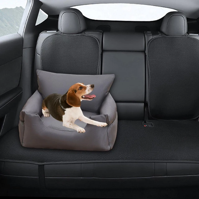 Siège de voiture pour chien, lit pour animal de compagnie, coutures  optimistes, polyvalent, confortable, robuste, degré de rayures, structure  réglable