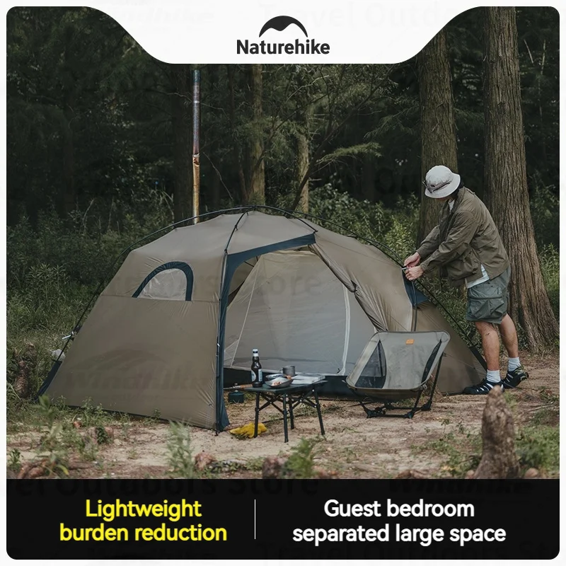 Naturehike Camping Tent One Bedroom and One Living Room