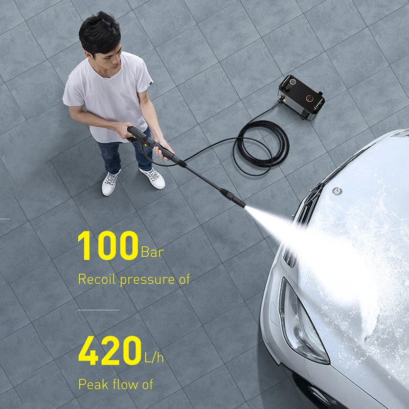 Car Washing Machine 1300W High Pressure Washer for Garden Auto Cleaner Adjust Pressure Water Pump Car Wash Accessories