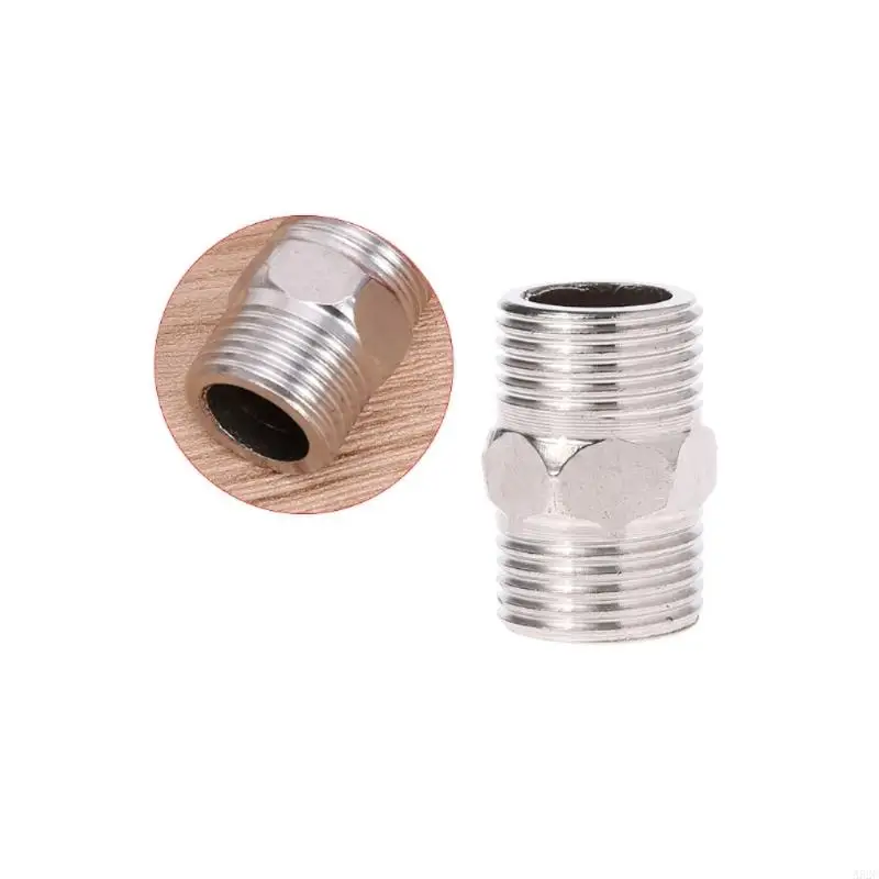 A52C Male x Male Nipple Stainless Steel SS304 Threaded Pipe Fitting NPT