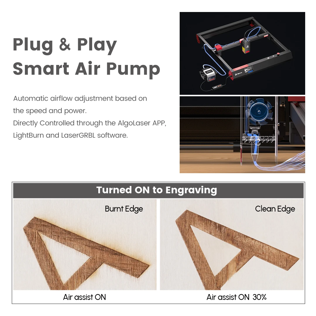 Algolaser Alpha MK2 Laser Engraver and Cutter 40*41CM