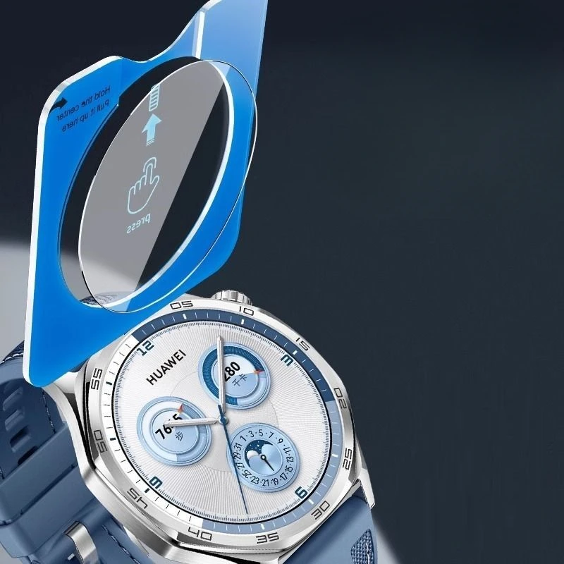 화웨이 워치 GT 6 41mm/GT6 Pro 46mm용 간편 설치 도구 스크린 보호필름, 화웨이 GT5/GT5 Pro 42mm/46mm용 강화유리 필름