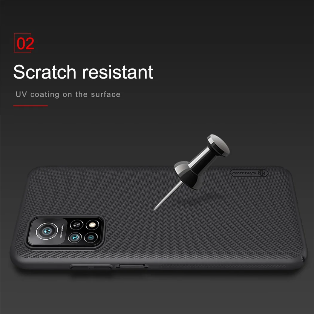 For Xiaomi Mi 10T 5G Mi10T Pro 5G Case Cover Nillkin Frosted Shield Hard PC Phone Protector Back Cover For Xiaomi Mi 10T Lite 5G 3