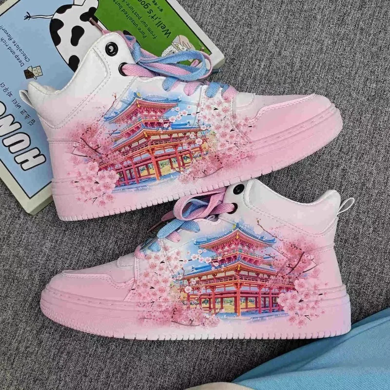 

Original China-Chic Style Sneakers Women's Retro National Style Casual Shoes Lace Up Thick Soled Lovers' Sneakers Woman Shoes 44