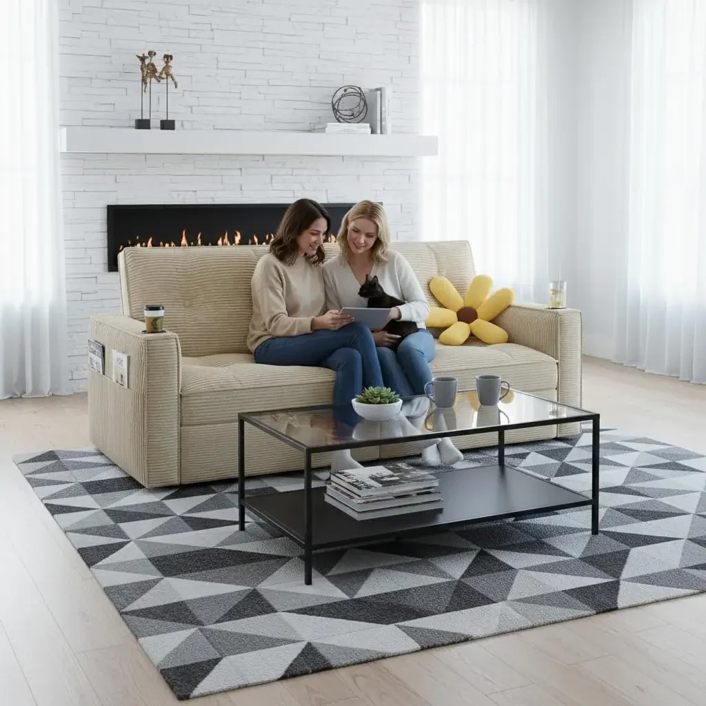 Queen Sleeper Sofa Bed 2