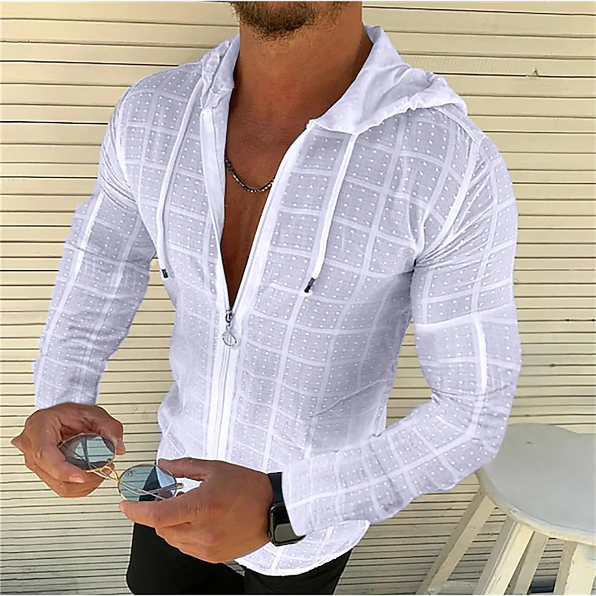 Camisas De Manga Corta Para Hombre, Camisa De Algodón Y Poliéster