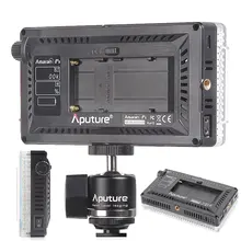  Aputure AL-F7 LED Photography Fill Light Portable Adjustable Selfie Light Video Interview Small SLR Camera Handheld Light 
