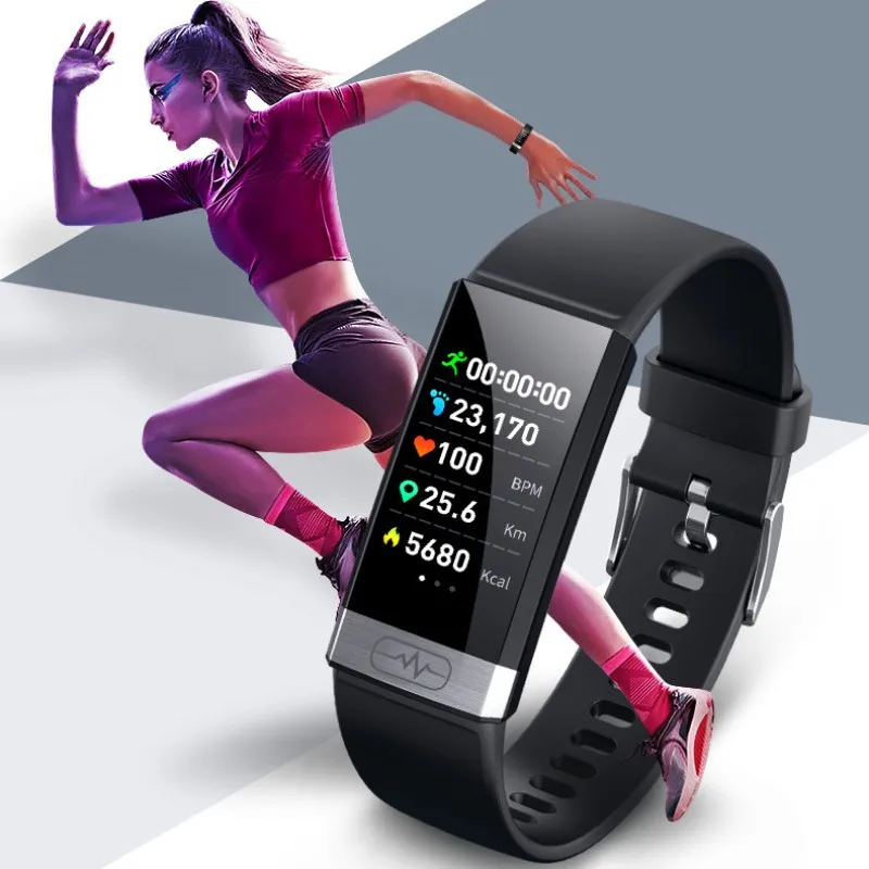 

2023 New TK31 Smart Bracelet Non-invasive Blood Glucose Smartband ECG+PPG Monitoring Body Temperature Smart Men's Wrist Watch