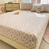 Bonenjoy Elastic Fitted Sheet Floral Style Bedsheet Soft Bed Cover Home Bed Linen Sheets drap de lit (Pillowcase Need Order) 1