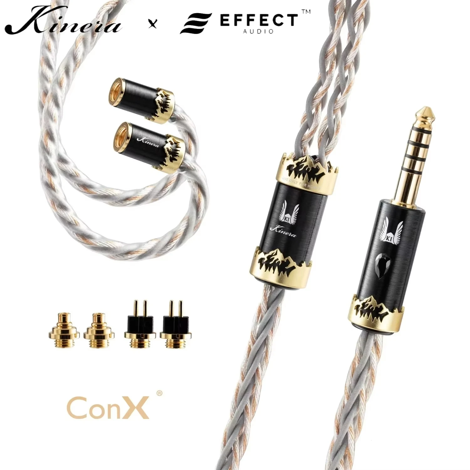 Kinera Imperial Crystal of Truth Orlog Earphone Upgrade Cable UP-OCC EA-P 4.4mm Balanced Headphone HiFi Music IEMs Headset 3