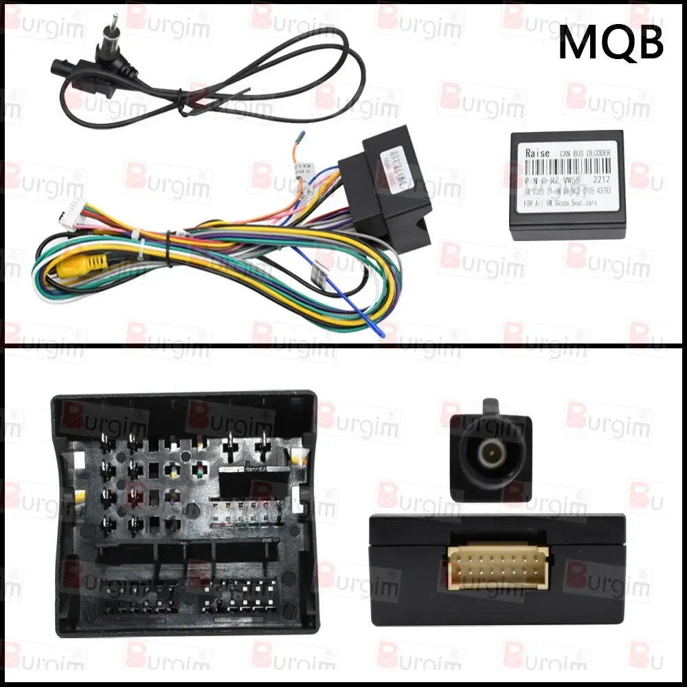 Radio/Head Unit Wiring Adapter For VW, SEAT, Skoda With CAN-BUS System