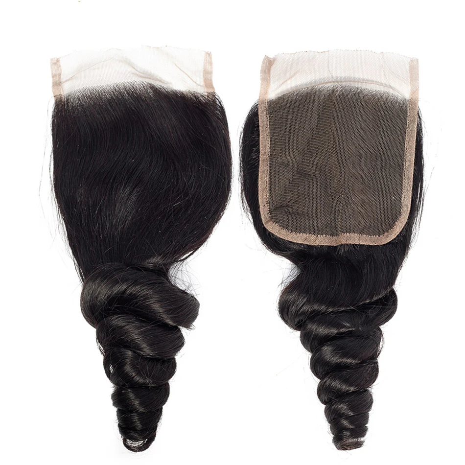 4x4 Water Wave Closure 12A Human Hair Brazilian Lace Closure Deep Curly Straight Body Wave Lace Remy Human Hair human hair closure human hair lace product