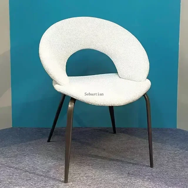 Italian Luxury Designer Dressing Table Model Room New Backchair Simple and Modern Home Use Dining Furniture Chairs Dining 5