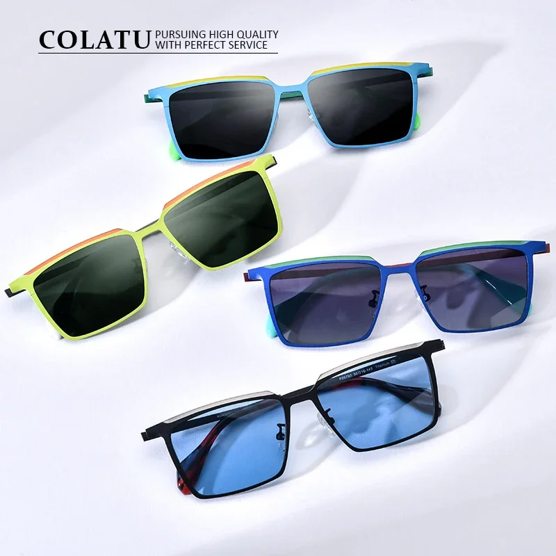 

Солнцезащитные очки квадратной формы UV400 для мужчин и женщин, UV400, ацетатные модные уличные модные солнечные очки ручной работы, 185790T