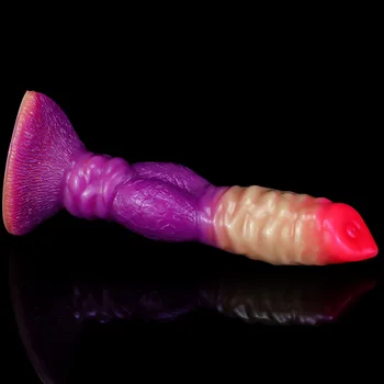 Huge Soft Realistic Dog/Fox Penis Cheap Red Anal Dildo Silicone Suction Cup Thick Big Dick Butt Plug Sex Toys Men Women Gay Cock 5