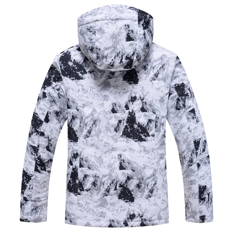 Ski Suit For Men Winter Windproof Waterproof Thick Warm Skiing Jacket and Snow Pants Set Outdoor Male Snowboard Wear ski jacket men snow jumpsuit