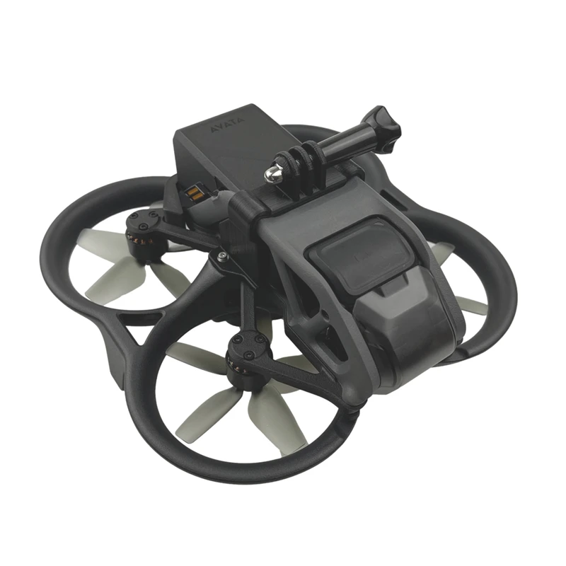 Support Fixation Caméra Sport pour GoPro Insta360 DJI Action Drone Avata