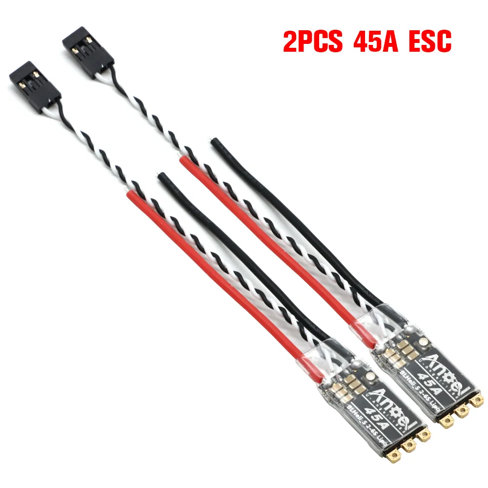 Blheli-スピードコントローラー,35a/45a 2-6s esc,統合されたrgb
