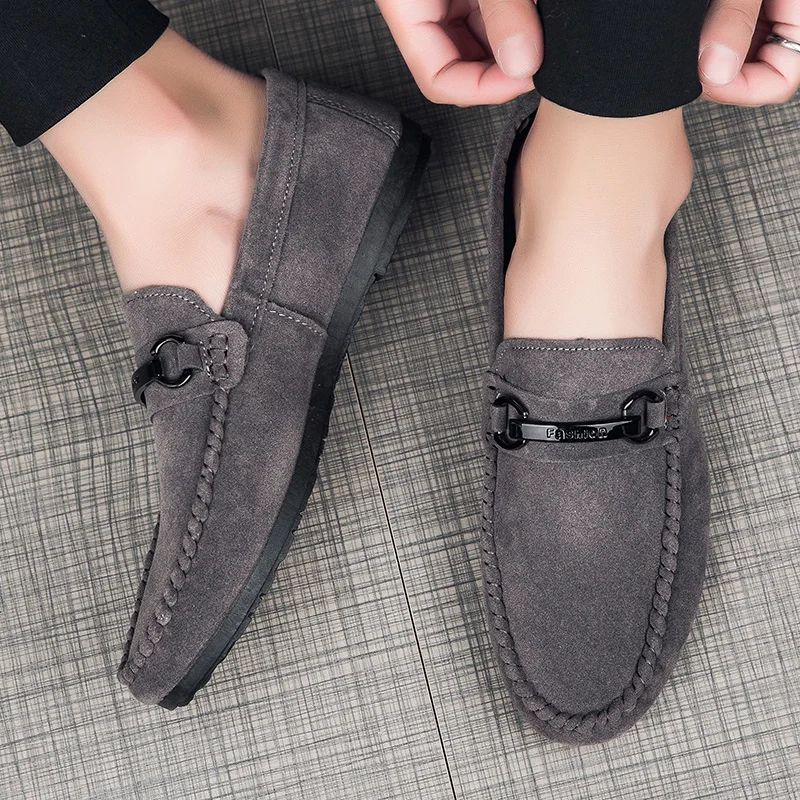 2024 New PU Leather Casual Shoes Fashion Spring Loafer High