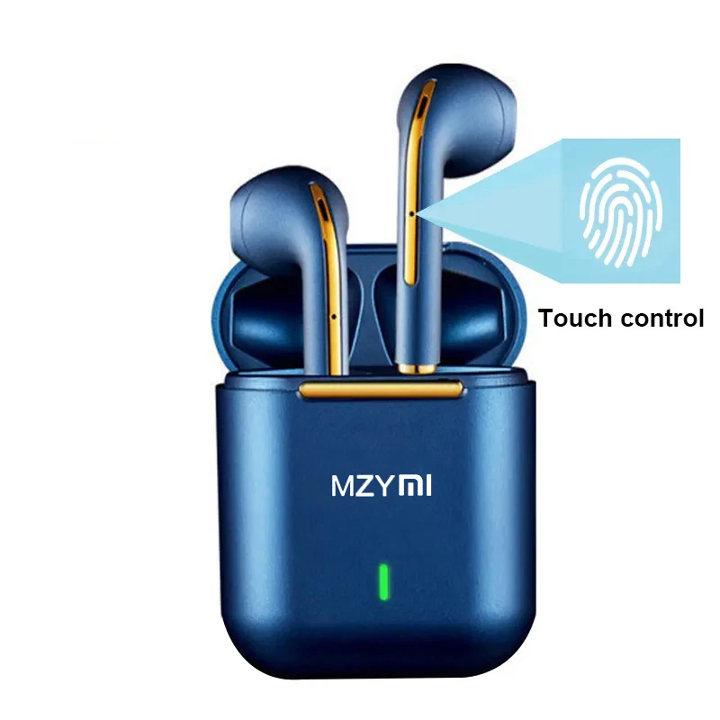 

MZYMI Bluetooth Headphones J18 Wireless Earbuds 9D Sound Waterproof Sports Earphones Built-in Mic In Ear Headest For Workout
