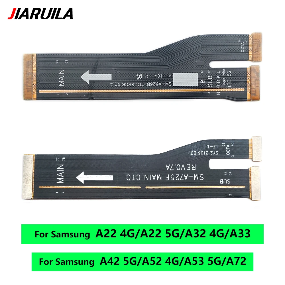 NEW Tested Replacement Main Board Motherboard Connector Flex Cable For Samsung A21 A72 A22 A33 A42 A52 A32 4G A53 5G A73