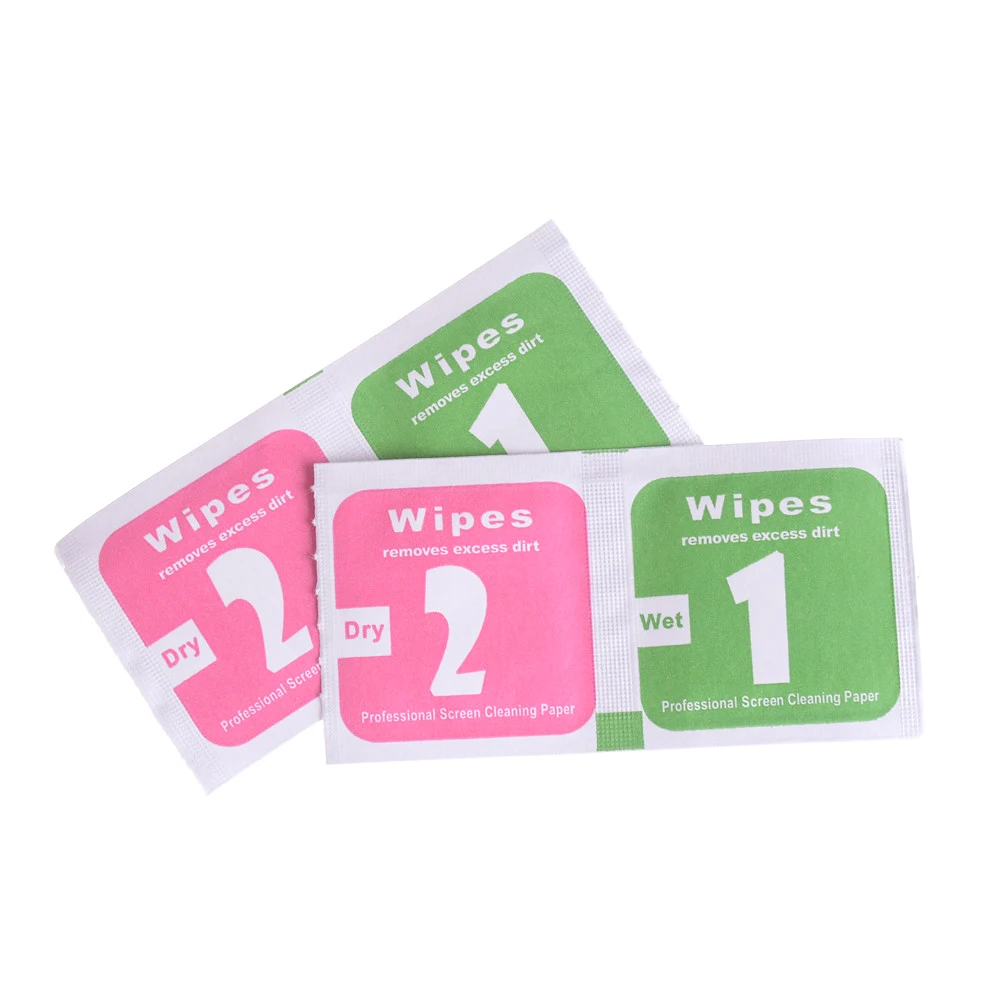 Phone Cleaning Kit 400pcs Camera Lens Phone LCD Screen Dust Removal Dry Wet Cleaning Wipes Papers Tempered Film Screen Cleaning Cloth