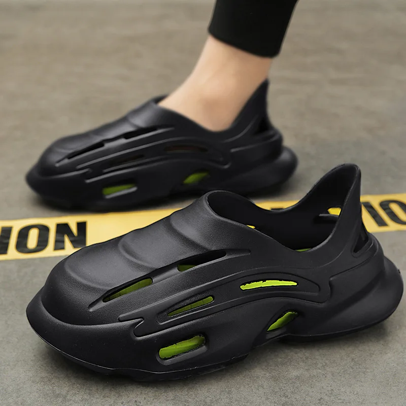 

Unisex Beach Sandals EVA Women Men Hollow Garden Shoes Tie-dyed Designer Hole Slippers Sneakers Water Shoes Slip On Foam Runner