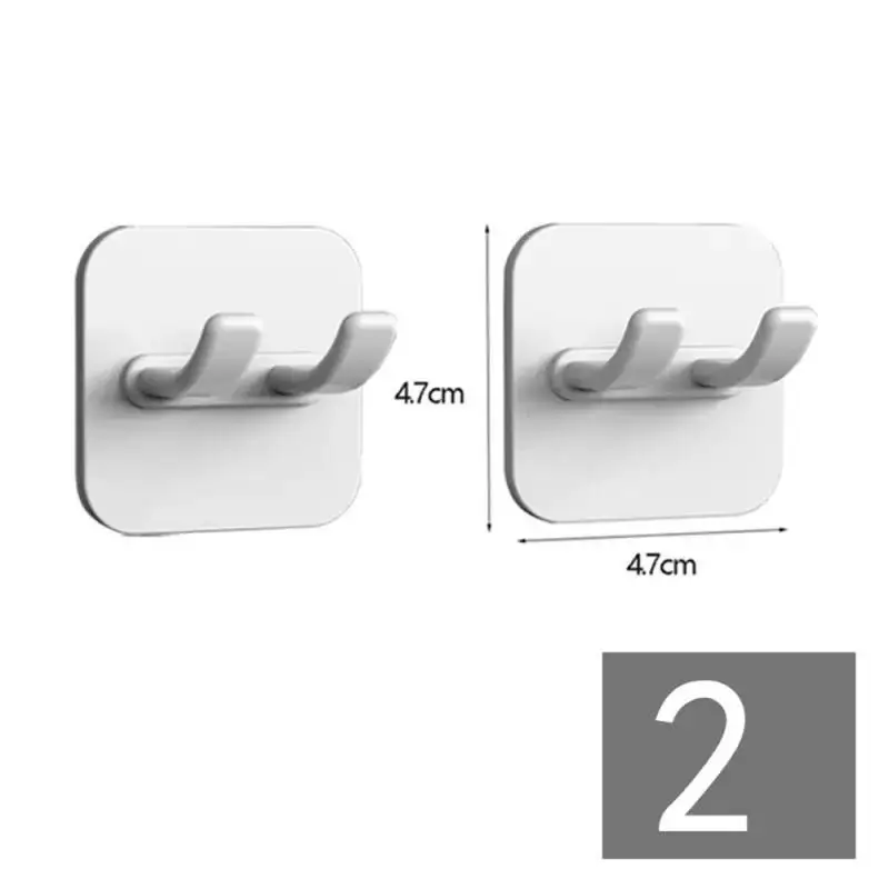 Plug Adhesive Hook Seamless Wall Stickers Living Room Self-adhesive Storage Rack Double Nail-free