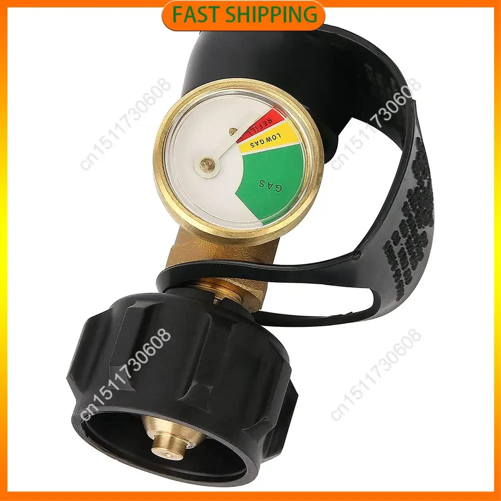 Buy Now Propane Tank Gauge Level Indicator, Leak Detector, Gas Pressure Meter For RV Camper,With Type 1 Connection