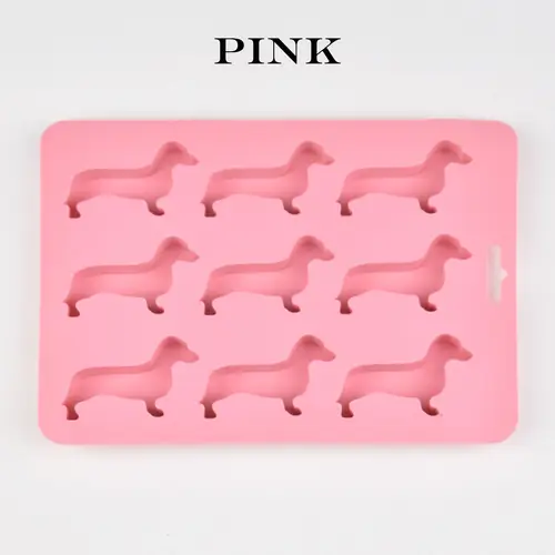 Creative Silicone Dachshund Puppy Shaped Ice Cube Chocolate Cookie Mold DIY Home Ice Tray Kitchen Tools silicone mold gadgets - Image 7