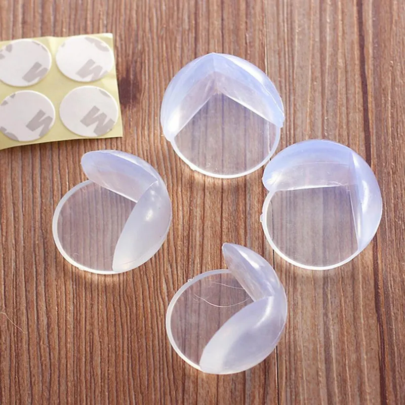 Silicone Table Corner Protector Table Corner Protector 4pcs Transparent Table Corner Guards Protector for Children Toddler Safety Table Edge Cover Pad Furniture Conner Guards Shield
