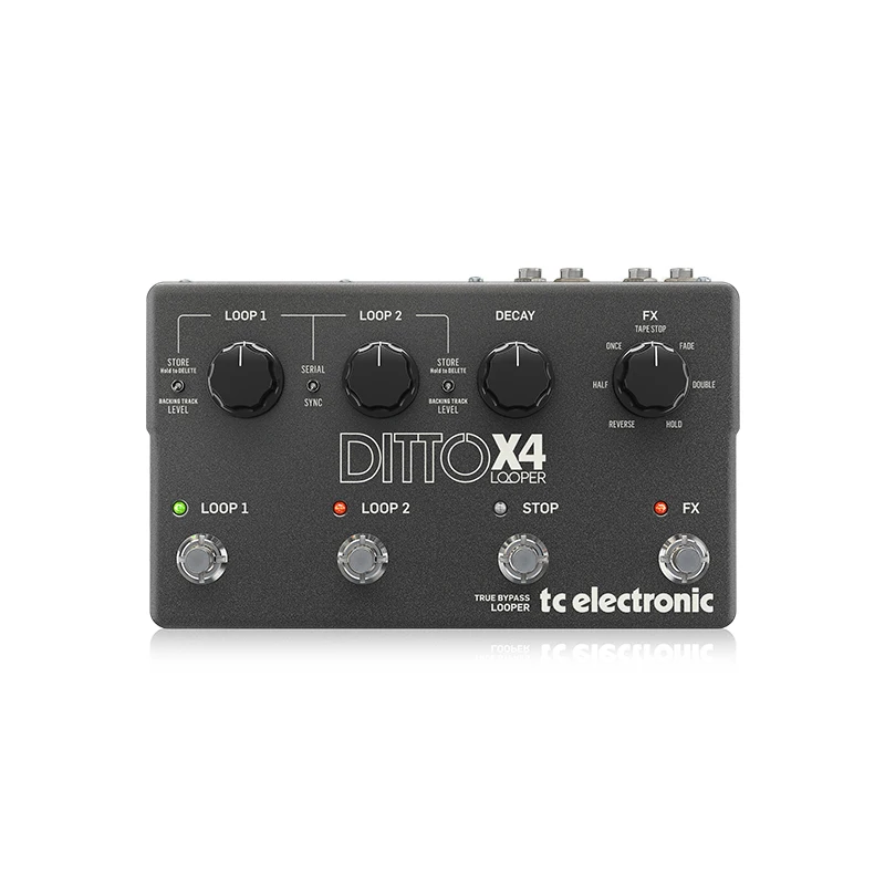 TC Electronic Ditto X4 Looper Guitar Pedal Simple and